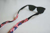 American Flag (Stripes) Sunglass Straps by CottonSnaps - Country Club Prep