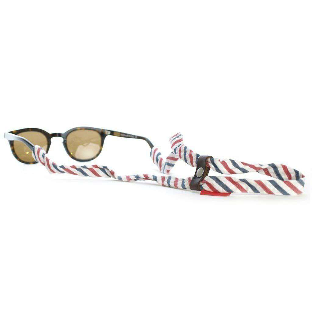 Barber Stripe SHADESTRAPS® by Knot Belt Co. - Country Club Prep