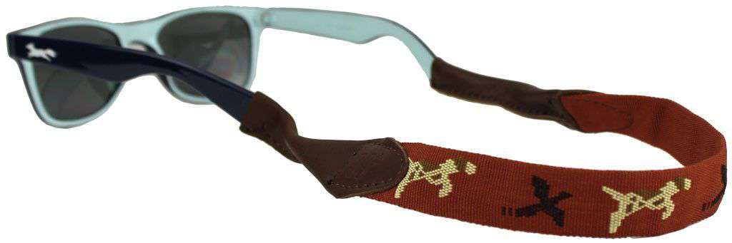Bird Dog Needlepoint Sunglass Strap by 39th Parallel - Country Club Prep