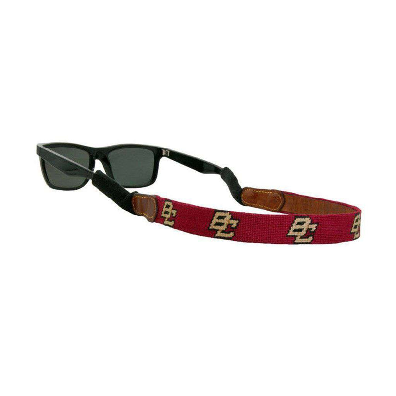 Boston College Needlepoint Sunglass Straps by Smathers & Branson - Country Club Prep