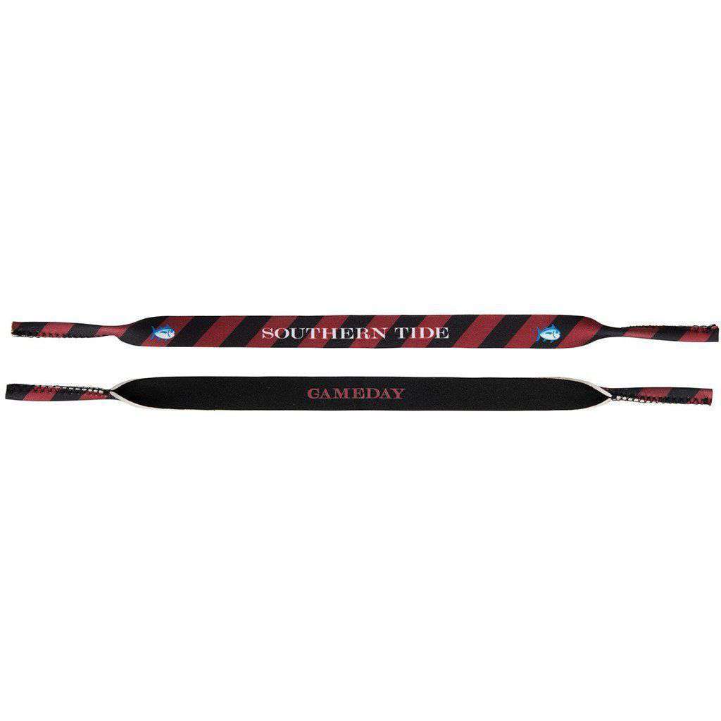 Collegiate Sunglass Straps in Chianti & Black by Southern Tide - Country Club Prep