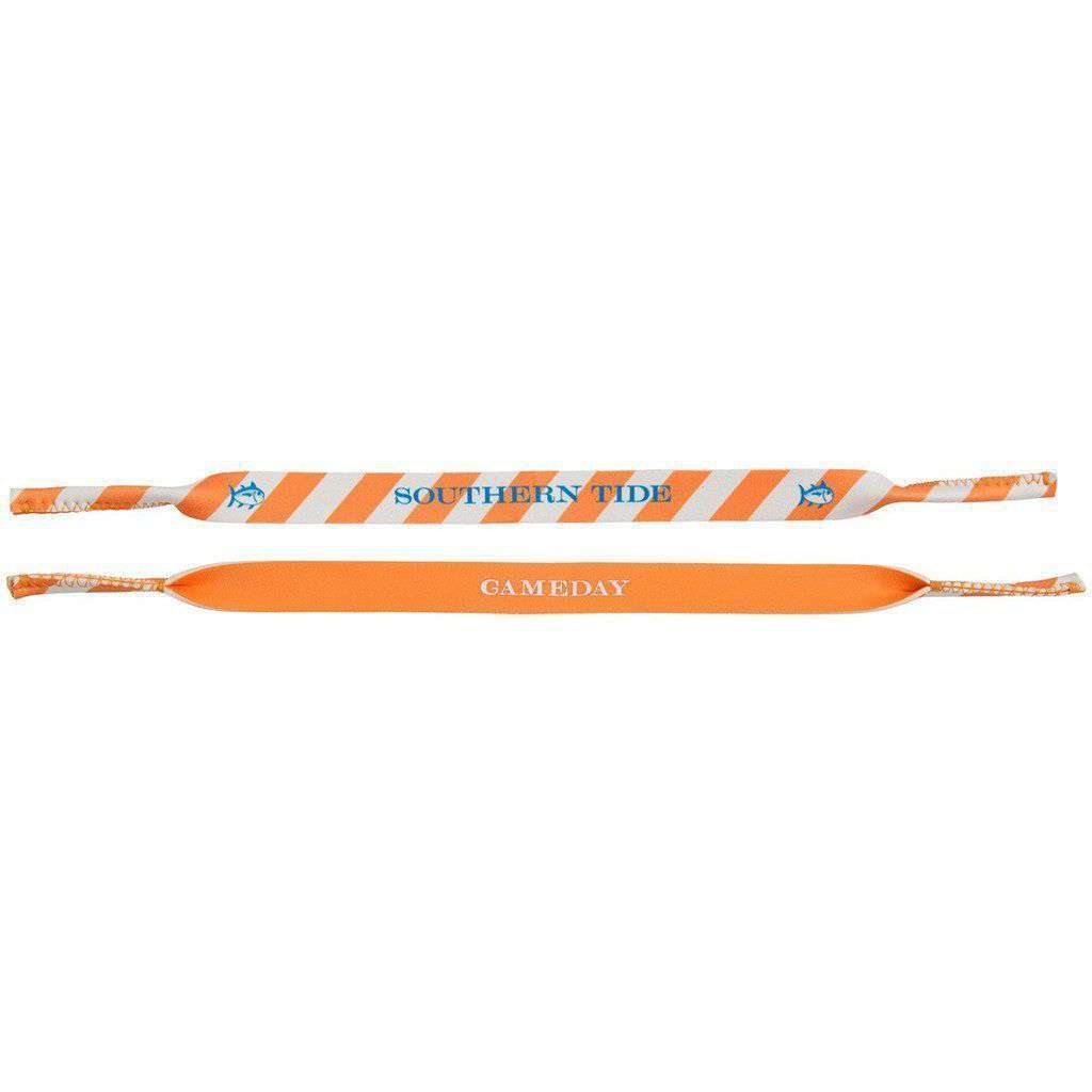 Collegiate Sunglass Straps in Orange & White by Southern Tide - Country Club Prep