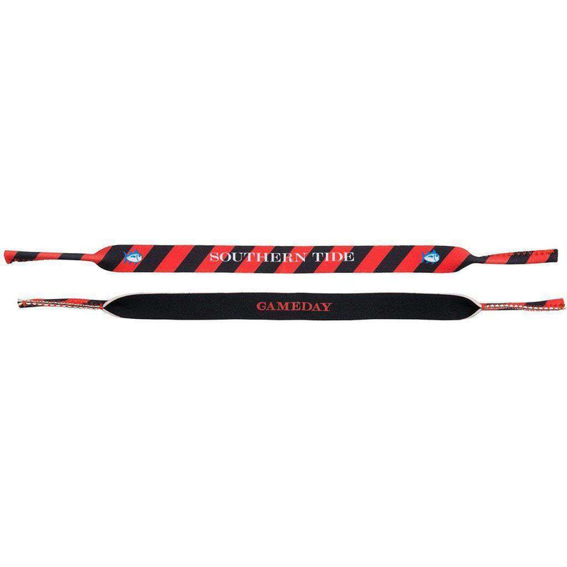 Collegiate Sunglass Straps in Red & Black by Southern Tide - Country Club Prep