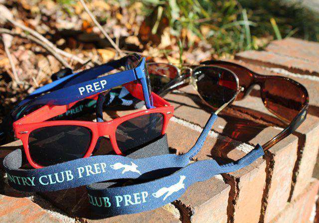 County Club Prep "Longshanks" Sunglass Straps in Navy - Country Club Prep