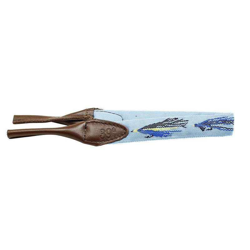 Fly Fishing Sunglass Straps in Blue by 39th Parallel - Country Club Prep