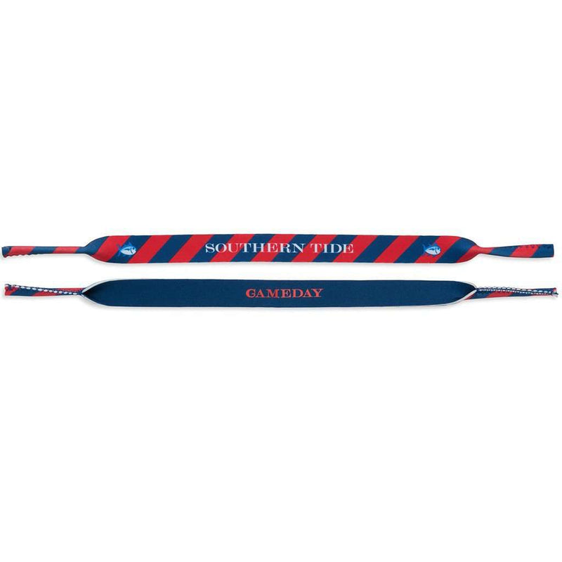 Gameday Sunglass Straps in Navy and Varsity Red by Southern Tide - Country Club Prep