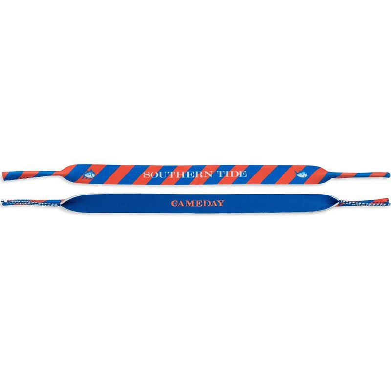Gameday Sunglass Straps in University Blue and Endzone Orange by Southern Tide - Country Club Prep
