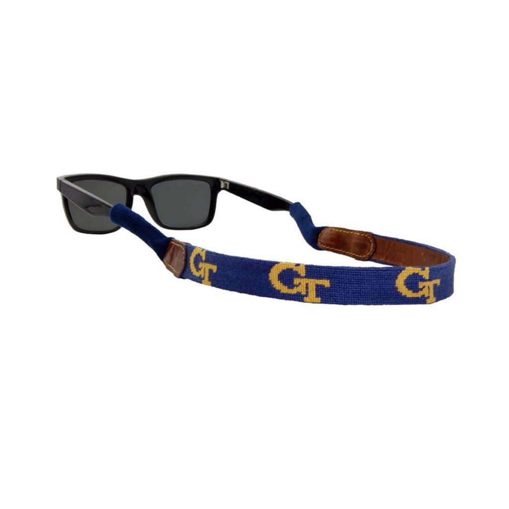 Georgia Tech Needlepoint Sunglass Straps by Smathers & Branson - Country Club Prep