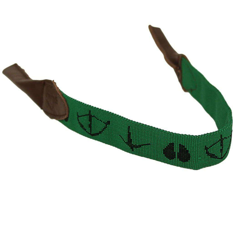 39th Parallel Hunting Tracks Needlepoint Sunglass Strap – Country Club Prep