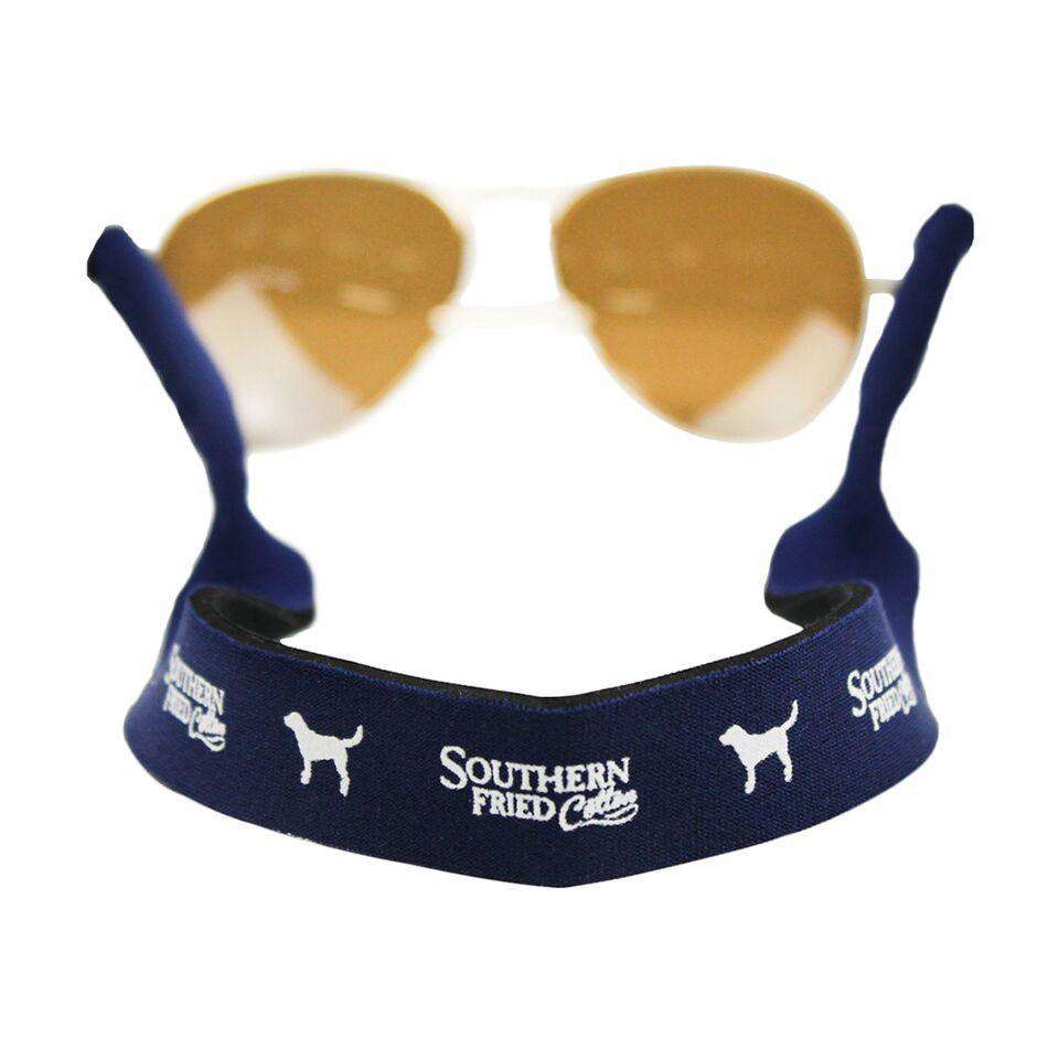 Lab Sunglass Straps in Navy by Southern Fried Cotton - Country Club Prep