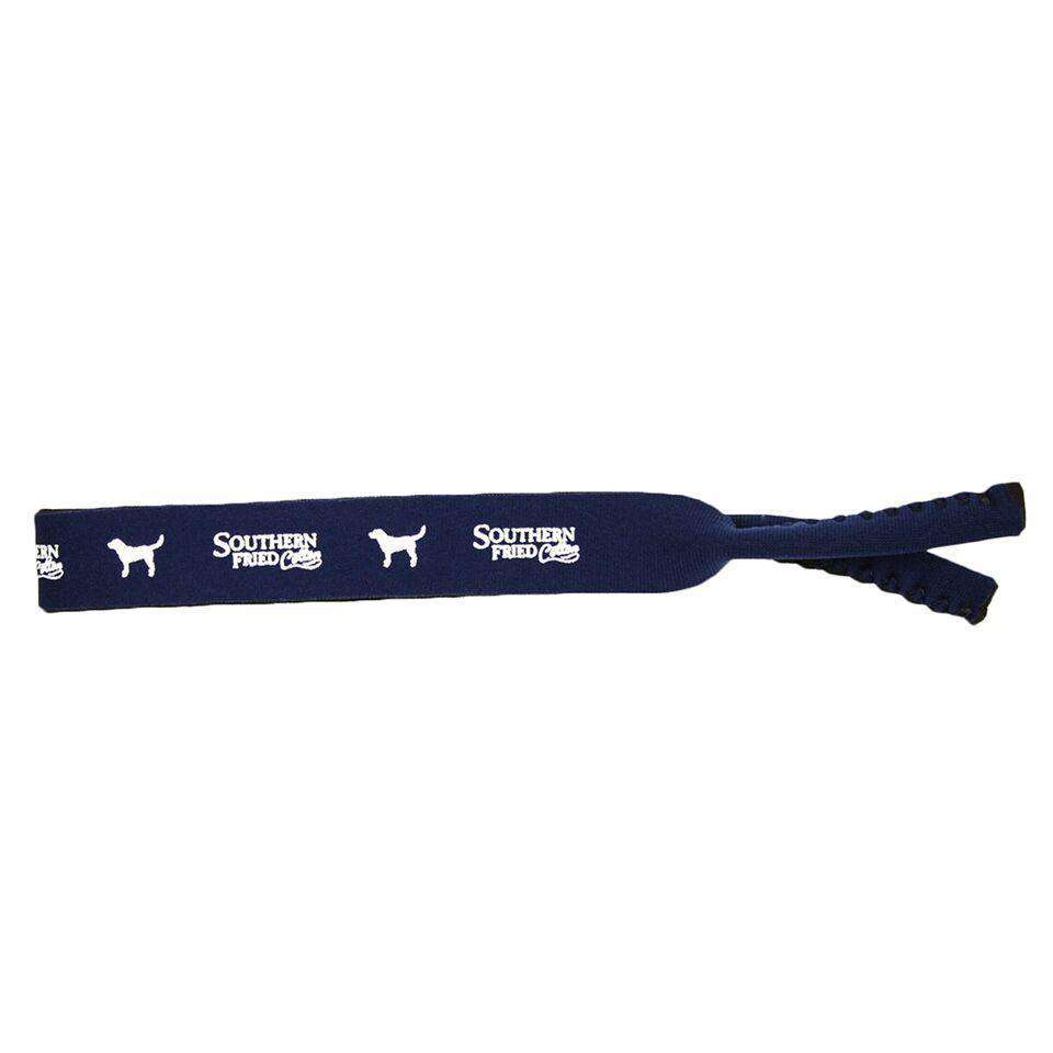 Lab Sunglass Straps in Navy by Southern Fried Cotton - Country Club Prep