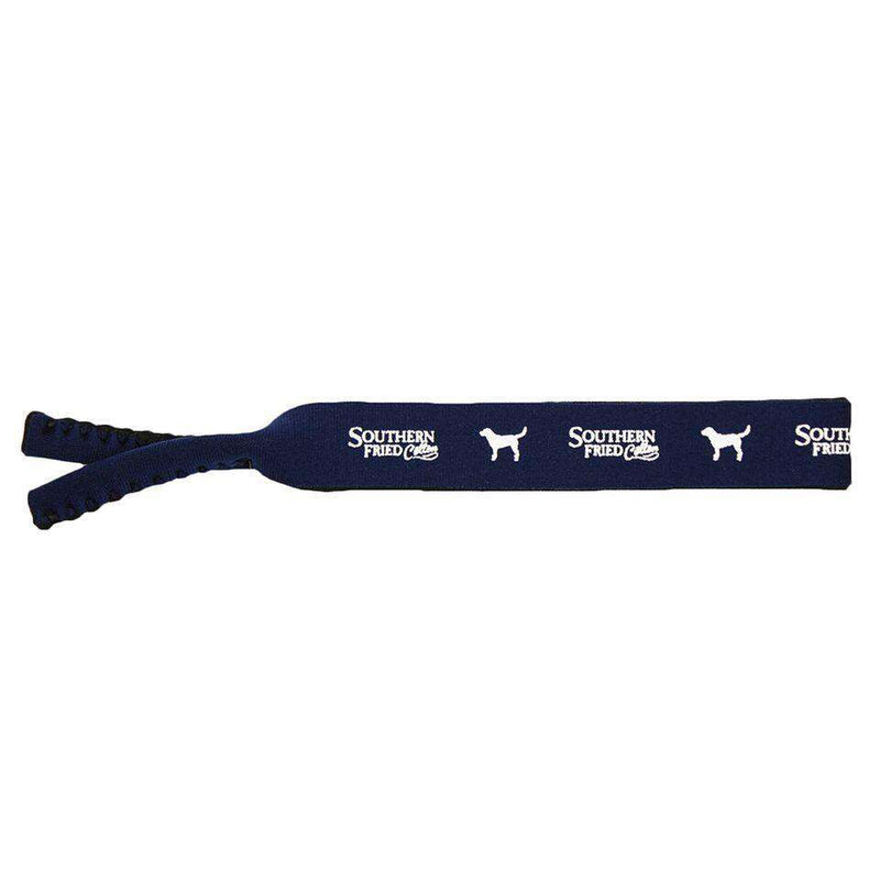 Lab Sunglass Straps in Navy by Southern Fried Cotton - Country Club Prep