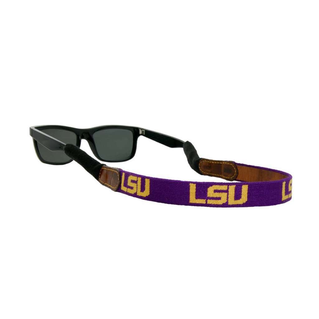 Louisiana State University Needlepoint Sunglass Straps by Smathers & Branson - Country Club Prep