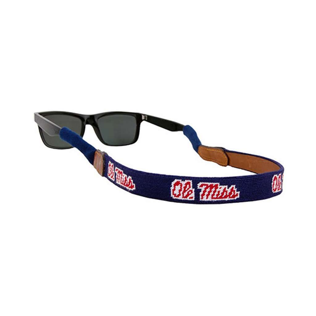 Ole Miss Needlepoint Sunglass Straps by Smathers & Branson - Country Club Prep