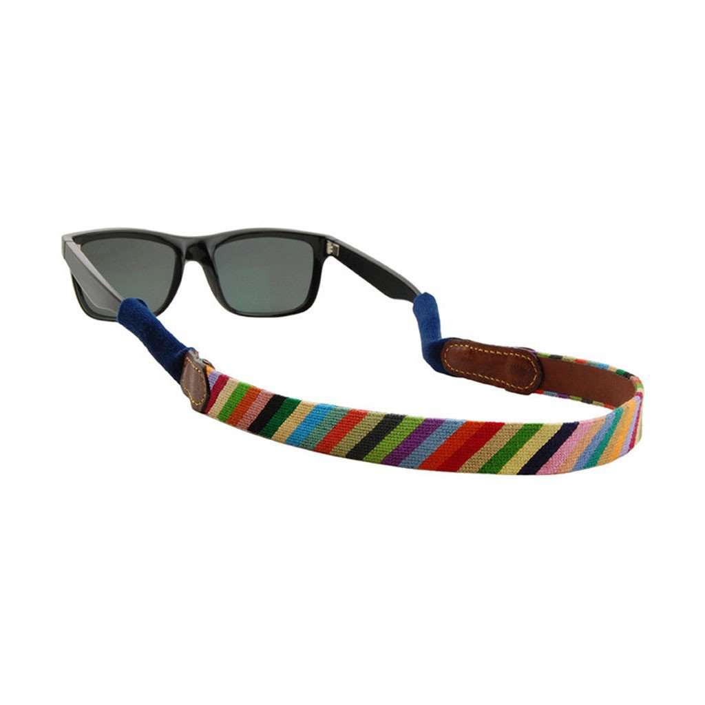 Parsons Stripe Needlepoint Sunglass Straps by Smathers & Branson - Country Club Prep