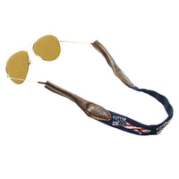 Patriotic Longshanks Sunglass Straps in Red, White, and Blue by 39th Parallel - Country Club Prep