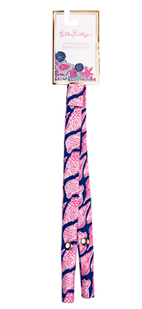 Premium Cotton Sunglass Straps in Cute as Shell by Lilly Pulitzer - Country Club Prep