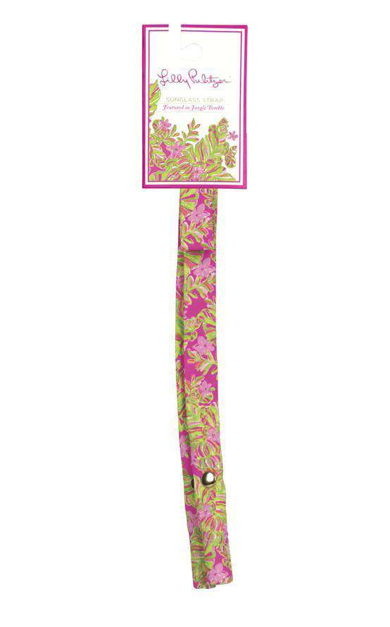 Premium Cotton Sunglass Straps in Jungle Tumble by Lilly Pulitzer - Country Club Prep