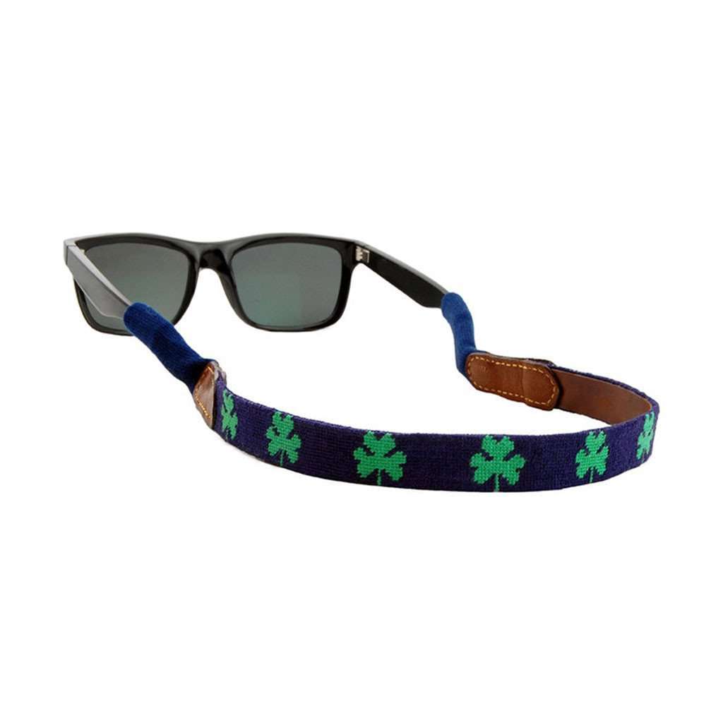 Shamrock Needlepoint Sunglass Straps by Smathers & Branson - Country Club Prep