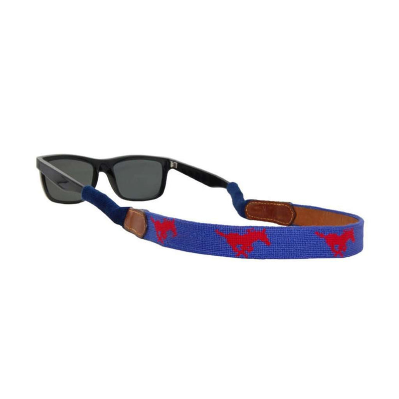 Southern Methodist University Needlepoint Sunglass Straps by Smathers & Branson - Country Club Prep