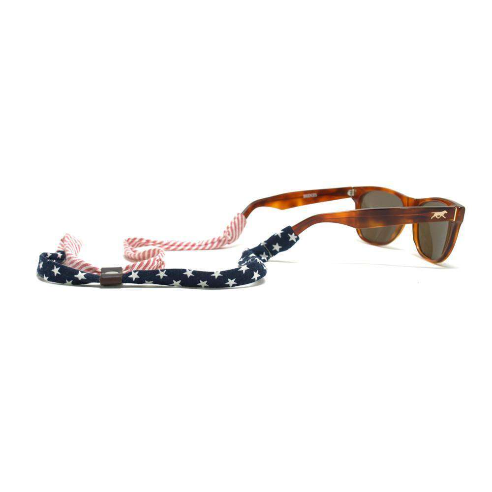 Stars and Stripes Sunglass Straps by Knot Clothing & Belt Co. - Country Club Prep