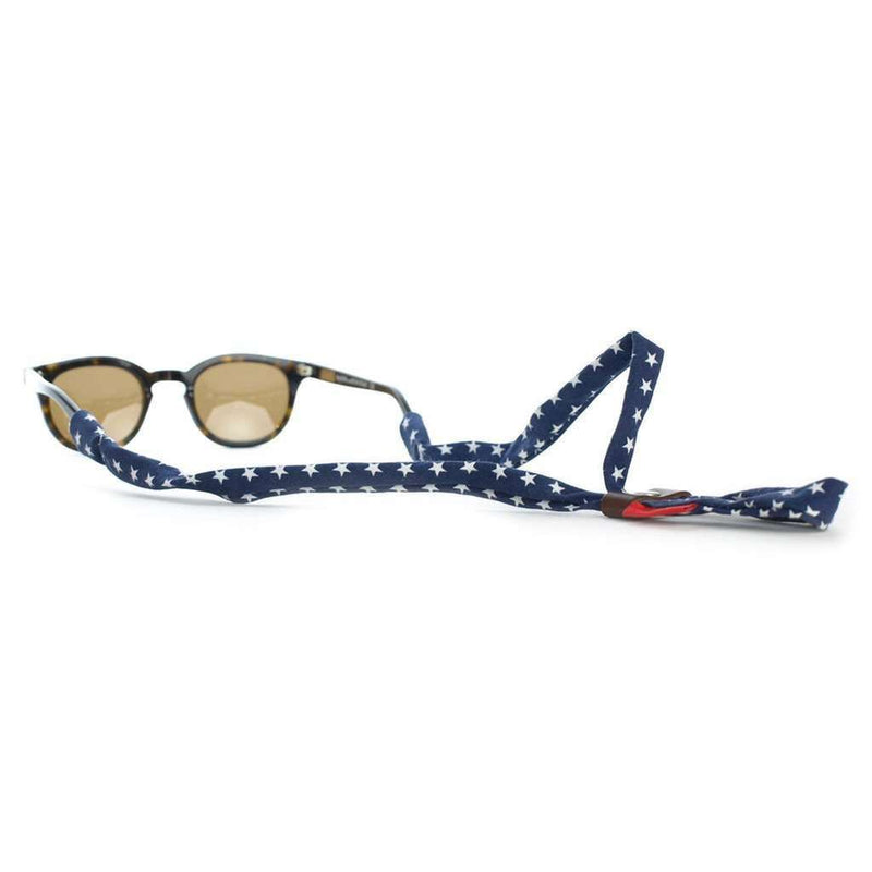 Stars Sunglass Straps in Navy by Knot Clothing & Belt Co. - Country Club Prep