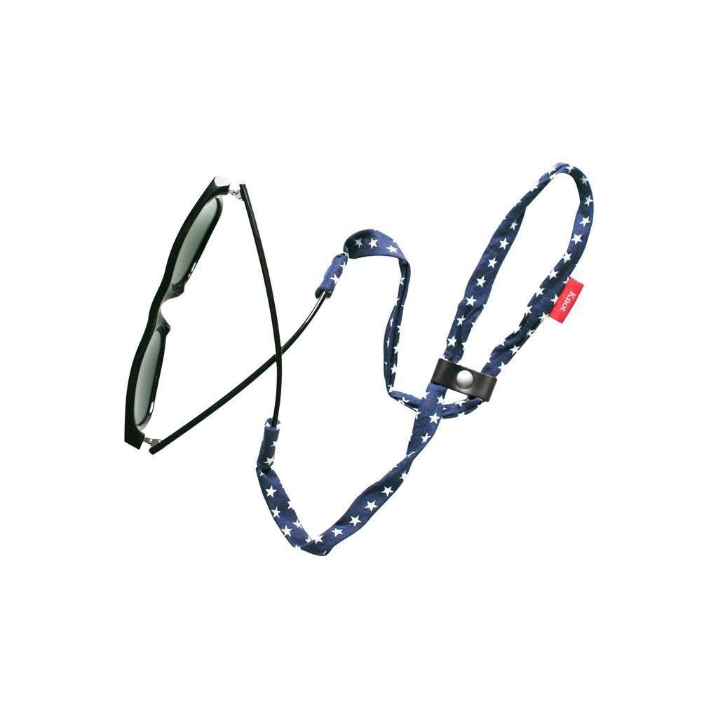 Stars Sunglass Straps in Navy by Knot Clothing & Belt Co. - Country Club Prep