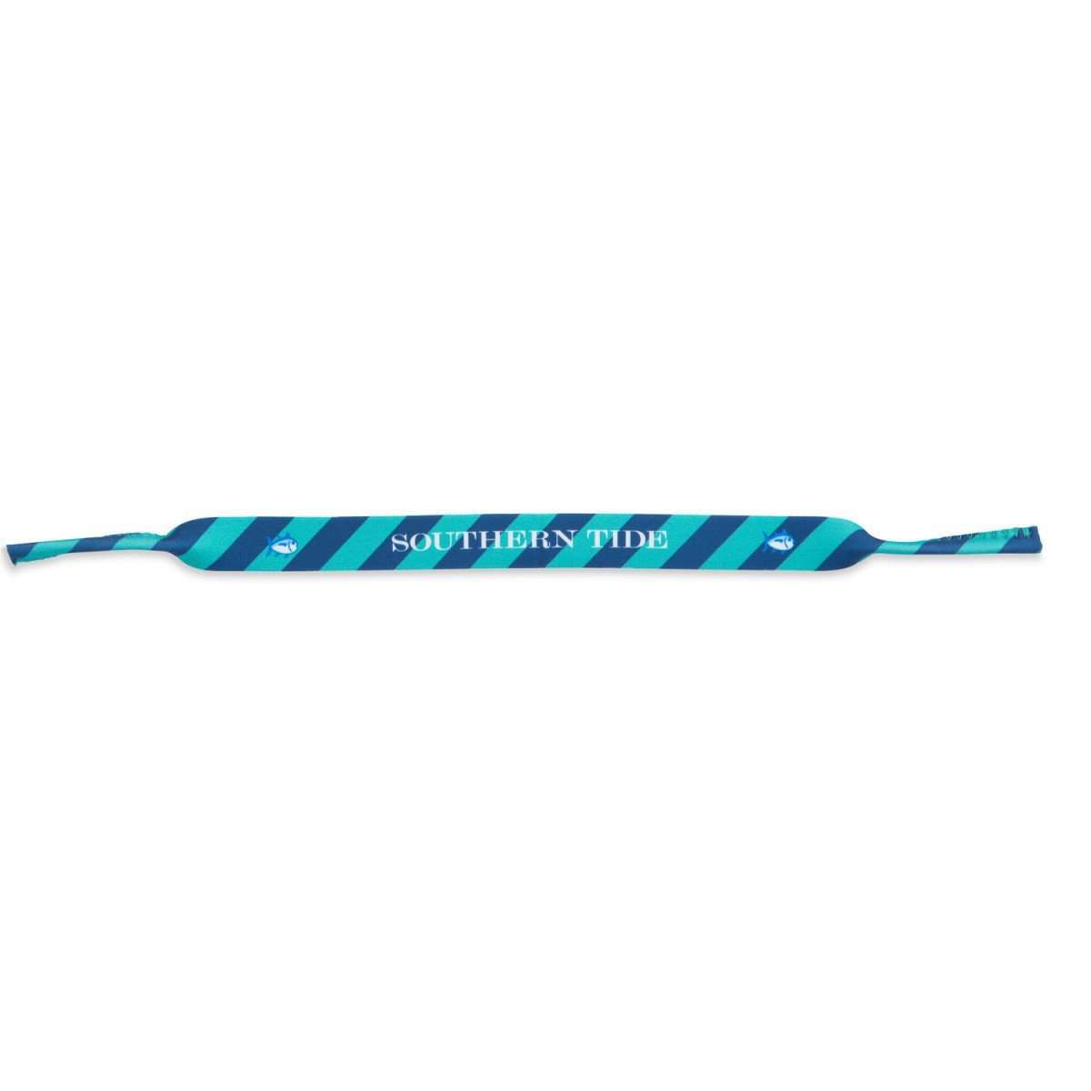 Stripe Sunglass Straps in Teal and Navy by Southern Tide - Country Club Prep