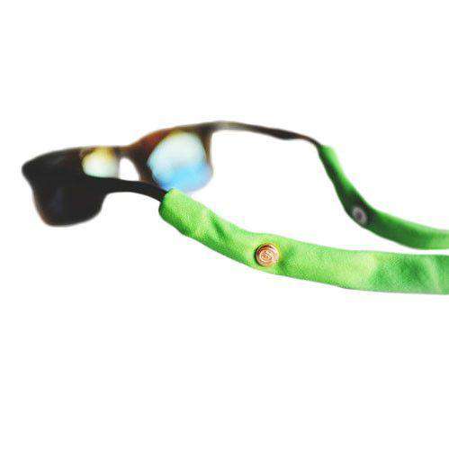 Sunglass Straps in Electric Green by CottonSnaps - Country Club Prep