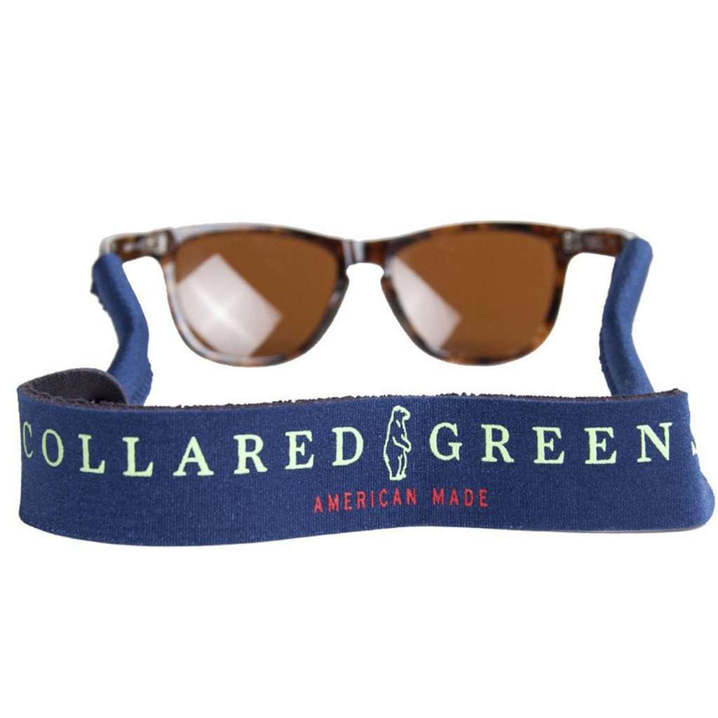 Sunglass Straps in Navy by Collared Greens - Country Club Prep