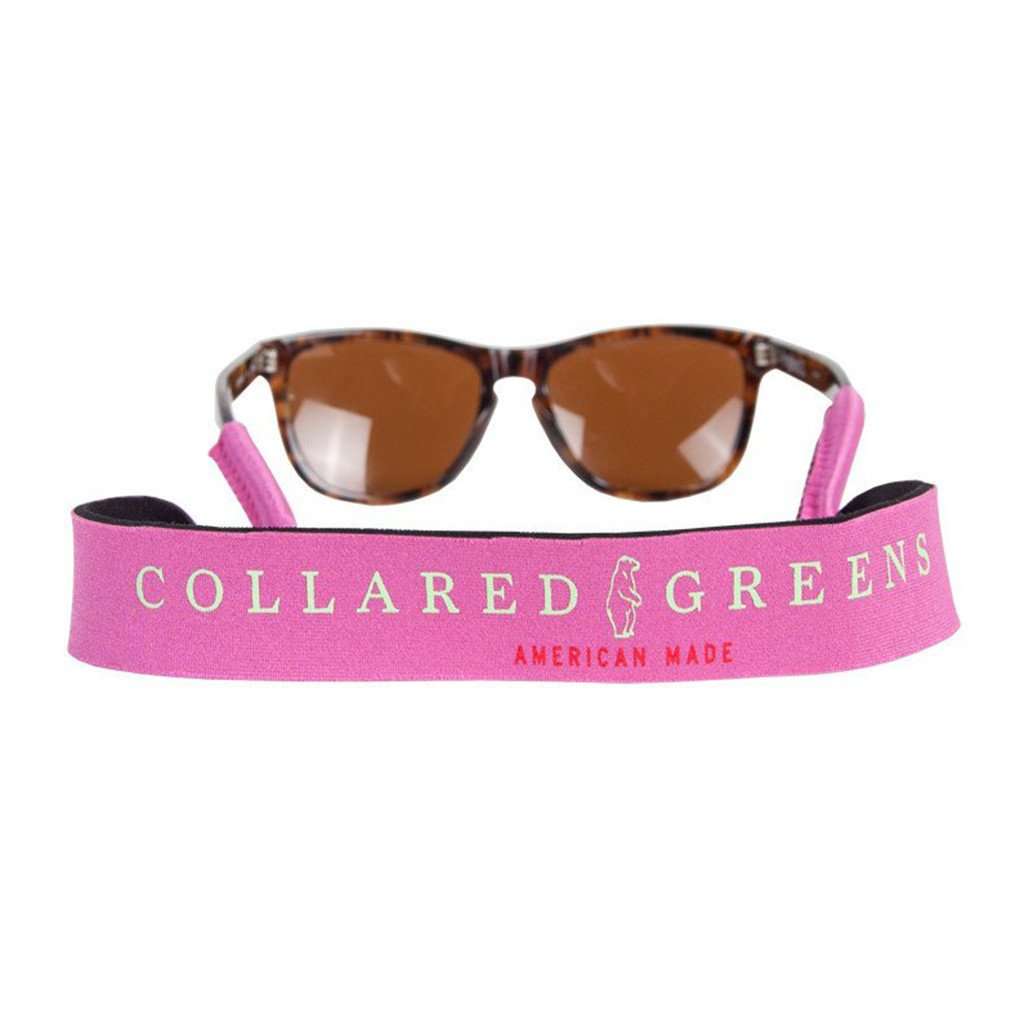 Sunglass Straps in Pink by Collared Greens - Country Club Prep