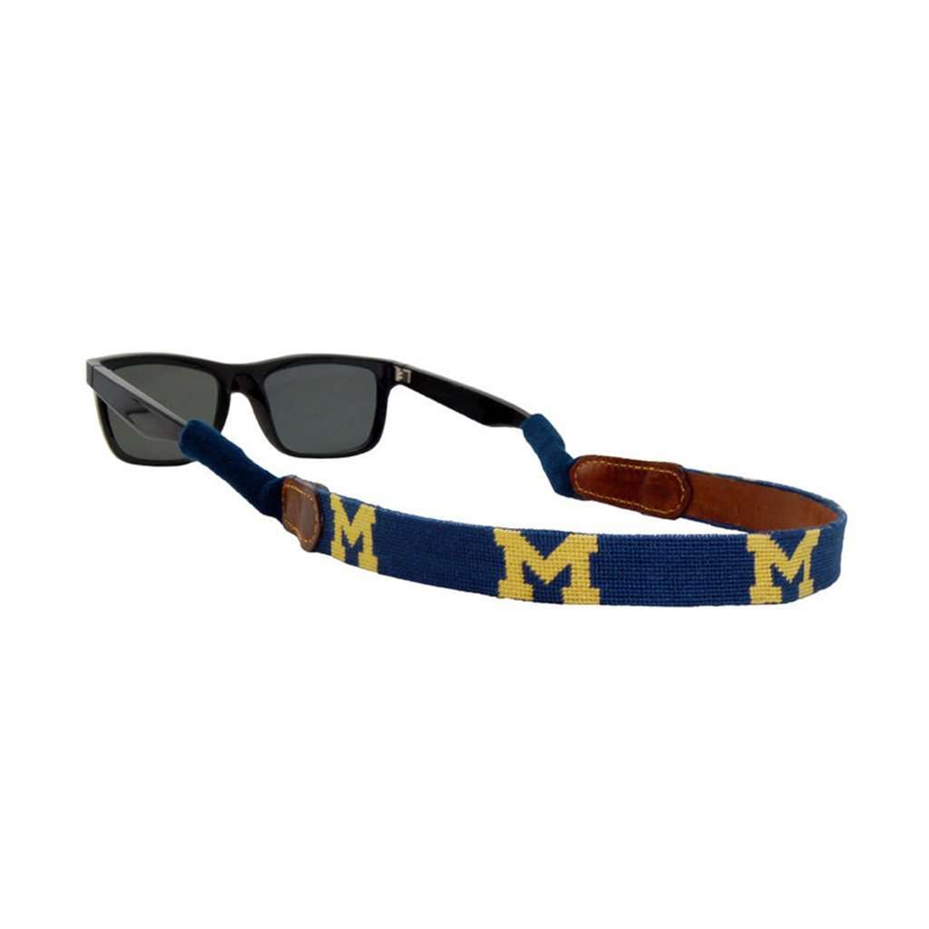 University of Michigan Needlepoint Sunglass Straps by Smathers & Branson - Country Club Prep