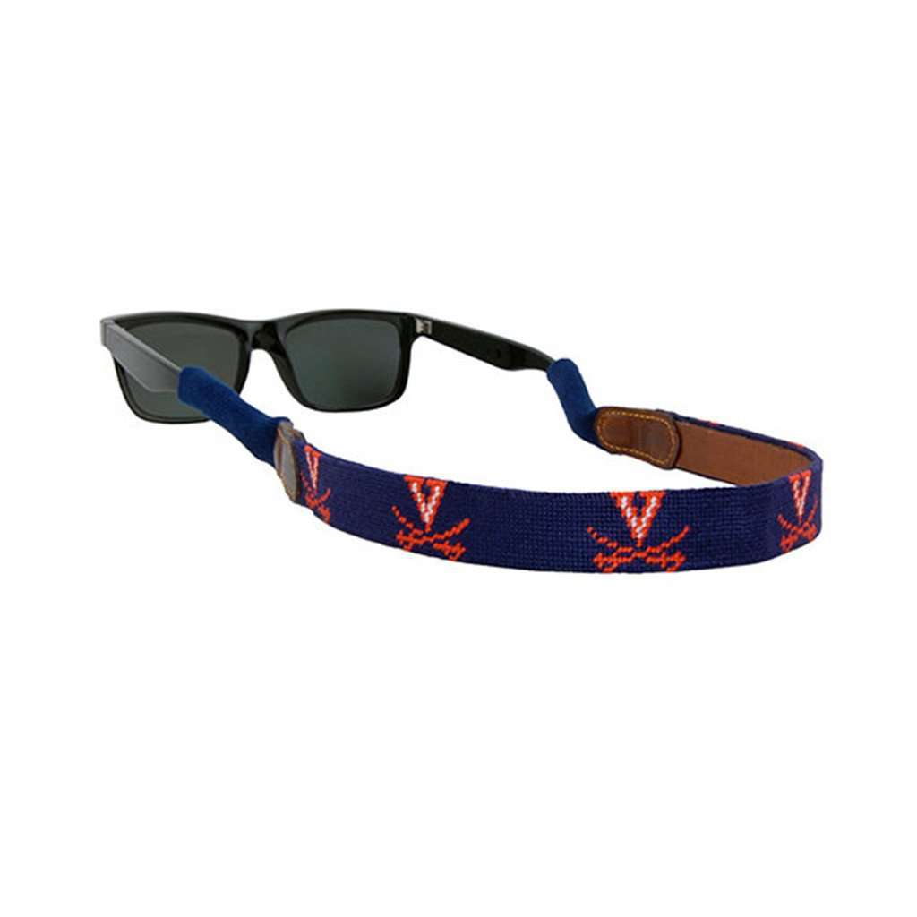 University of Virginia Needlepoint Sunglass Straps by Smathers & Branson - Country Club Prep