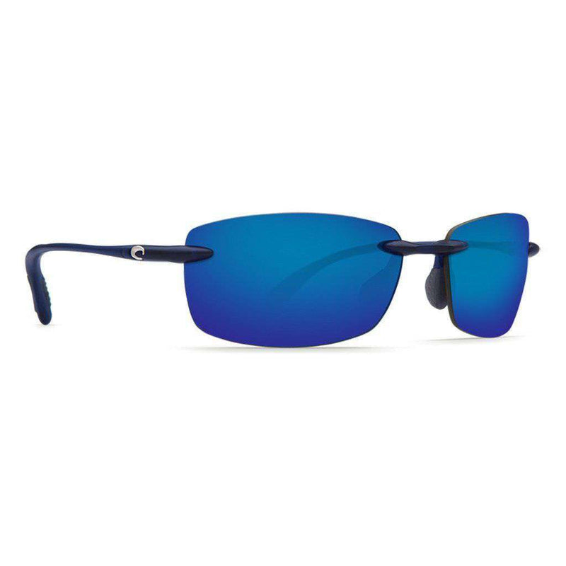 Ballast Sunglasses in Matte Blue with Blue Mirror 580P Lenses by Costa Del Mar - Country Club Prep