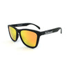 Black Classic Sunglasses with Polarized Sunset Lenses by Knockaround - Country Club Prep