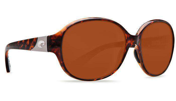 Costa Del Mar Blenny BY 10 Sunglasses Womens Mauritius Brown Tortoise Round Costa Del Mar Brown Brown Sunglasses for Women for sale | eBay main image 2