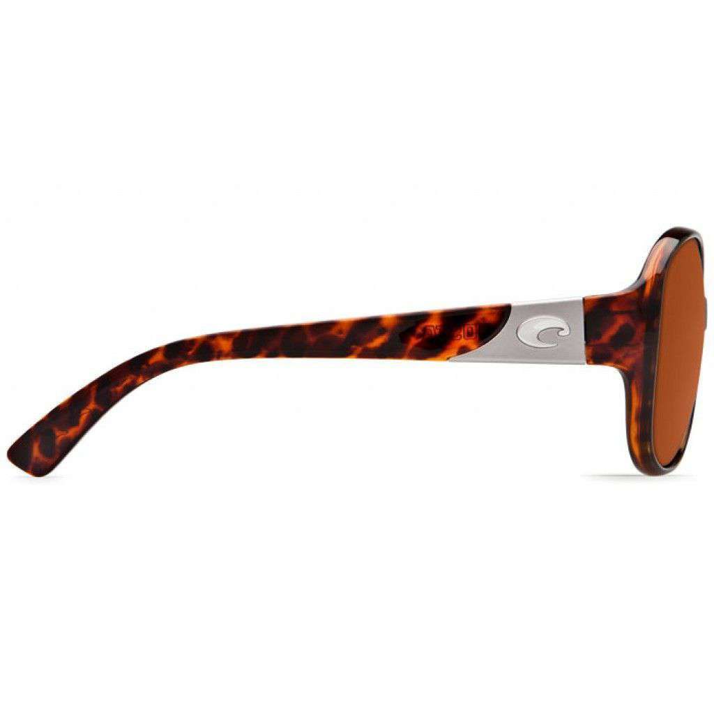 Blenny Tortoise Shell Sunglasses with Copper 580P Lenses by Costa Del Mar - Country Club Prep