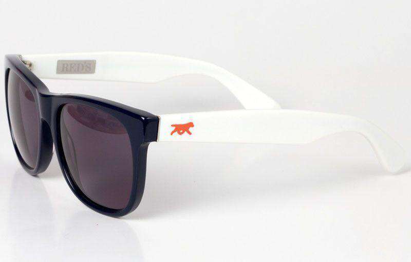 Bradley Sunglasses Navy and White by Red's Outfitters - Country Club Prep
