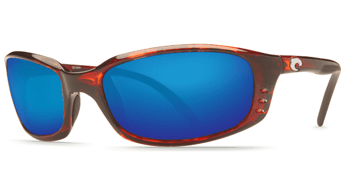 Brine Tortoise Shell Sunglasses with Blue Mirror 400G Lenses by Costa Del Mar - Country Club Prep