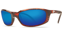 Brine Tortoise Shell Sunglasses with Blue Mirror 400G Lenses by Costa Del Mar - Country Club Prep