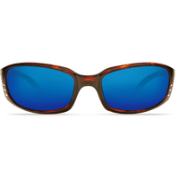 Brine Tortoise Shell Sunglasses with Blue Mirror 400G Lenses by Costa Del Mar - Country Club Prep