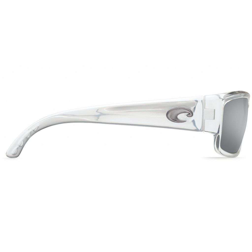 Caballito Crystal Sunglasses with Silver 580P Lenses by Costa Del Mar - Country Club Prep