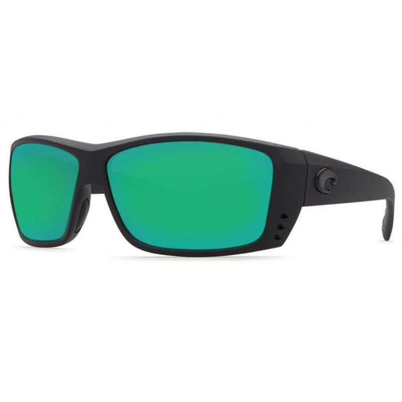 Cat Cay Blackout Sunglasses with Green Mirror 580P Lenses by Costa Del Mar - Country Club Prep