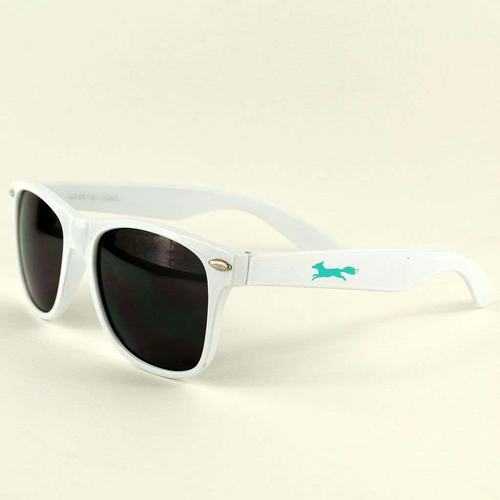 Country Club Prep "Longshanks" Sunglasses in White - Country Club Prep