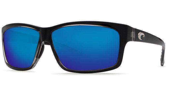 Cut Squall Sunglasses with Blue Mirror 580P Lenses by Costa Del Mar - Country Club Prep