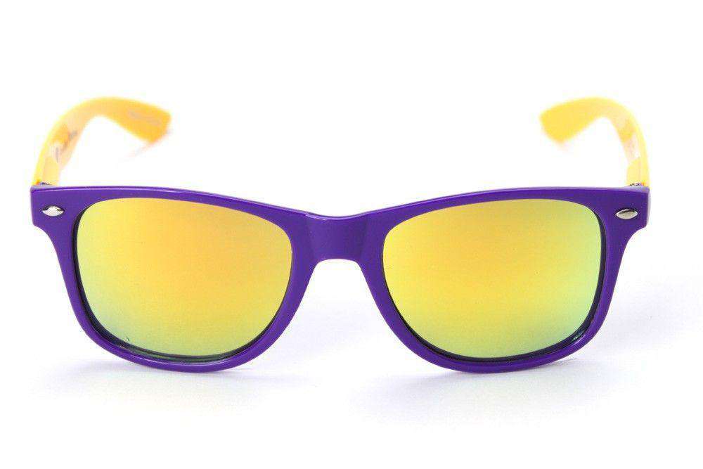 East Carolina Throwback Sunglasses in Purple and Gold by Society43 - Country Club Prep