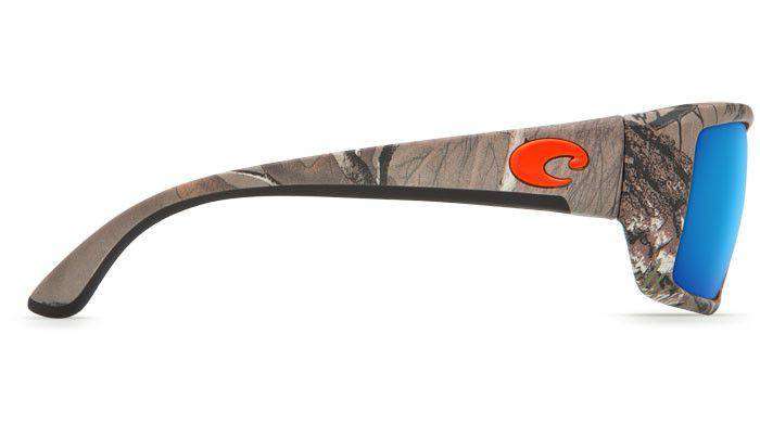Fantail Realtree XTRA Sunglasses with Blue Mirror 580P Lenses by Costa Del Mar - Country Club Prep