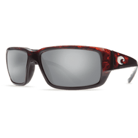 Fantail Tortoise Shell Sunglasses with Silver Mirror 580P Lenses by Costa Del Mar - Country Club Prep