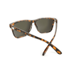 Fast Lane Glossy Tortoise Shell Sunglasses with Polarized Amber Lenses by Knockaround - Country Club Prep