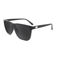 Fast Lane Matte Black Sunglasses with Smoke Lenses by Knockaround - Country Club Prep